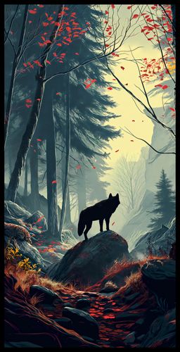 Plakat 50x100cm Leśne Echa na Arena.pl