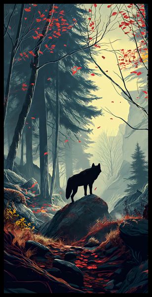 Plakat 50x100cm Leśne Echa zdjęcie 2