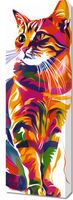 Obraz 30x90cm Nasycony Kot