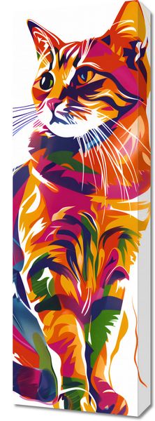 Obraz 30x90cm Nasycony Kot zdjęcie 1