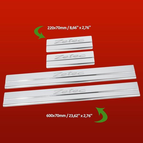 Listwa progowa FORD FOCUS MK2 ZETEC Stal nierdzewna 304 połysk 4szt na Arena.pl