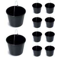 10x Wiadro budowlane 12l Gospodarcze plastikowe