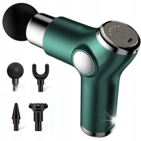 PISTOLET DO MASAŻU MASAŻER MASSAGE GUN LCD CICHY urządzenie masujące plecy