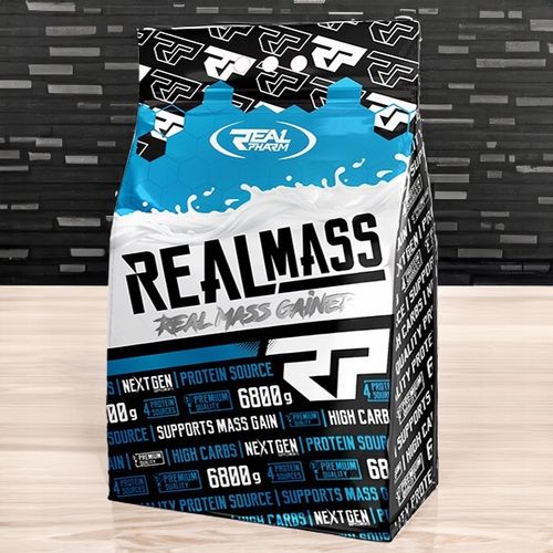 GAINER białko węglowodany Real Pharm Real Mass WANILIA 6800g na Arena.pl