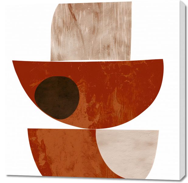 Obraz 90x90cm Ziemista Warstwa zdjęcie 1