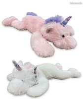 dami maskotka jednorożec leżący różowy 62cm