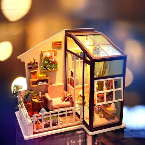 ROBOTIME Składany Malowany Model Mini Balkon na Arena.pl