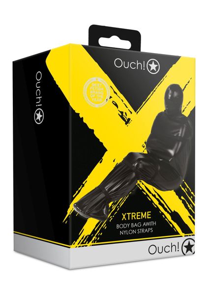 Body Bag With Nylon Straps - Black zdjęcie 2