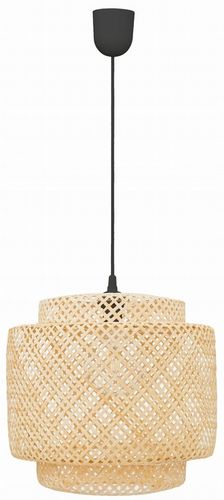 Lampa wisząca BOHO bambusowa czarna 38cm TH06 na Arena.pl