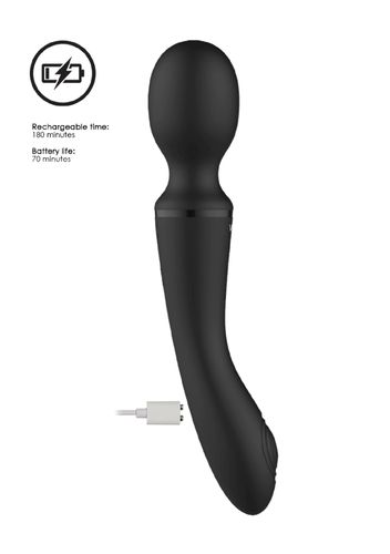 Enora - Wand & Vibrator - Black na Arena.pl