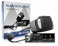 Alan 100 Plus - CB Radio AM / FM 40 kanałów SQUELCH