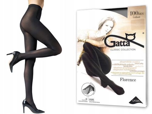 rajstopy 3D 100 Den GATTA FLORENCE , nero 3 - M na Arena.pl