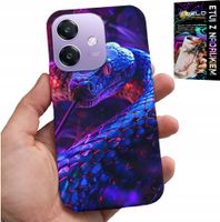 ETUI DO OPPO A40 / A40M - WĄŻ KOBRA GRZECHOTNIK GADY CASE + FOLIA