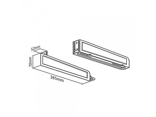 Uchwyty Półka Wieszak pod MIKROFALÓWKĘ Mikro DVD SAT DVB Tuner Solidna 35kg na Arena.pl