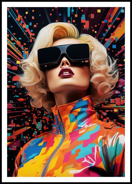 Plakat 68x98cm Retro Futuryzm zdjęcie 3