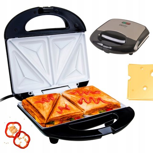 Opiekacz do Kanapek 850W Ceramiczna Powłoka Nieprzywierająca CR 3018 na Arena.pl