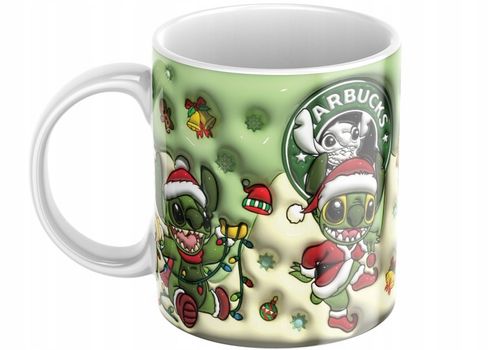 Świąteczny Kubek 3D Disney, Stitch - Idealny Na Prezent - Urodziny - NOWOŚĆ na Arena.pl