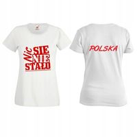 KOSZULKA T-shirt kibica POLSKA NIC SIĘ NIE STAŁO