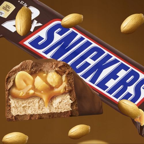SNICKERS Baton z karmelem i orzechami 12x75g na Arena.pl