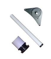 Noga do stołu blatu prosta A 820 fi 60 BIAŁA