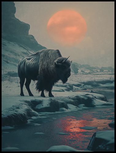 Plakat 75x100cm Żubrowy Monolit na Arena.pl
