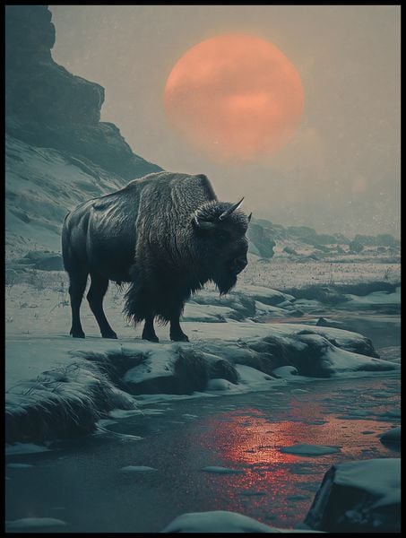Plakat 75x100cm Żubrowy Monolit zdjęcie 2