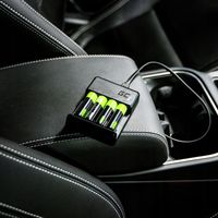 ŁADOWARKA AKUMULATORKÓW BATERII AAA AA USB C MICRO
