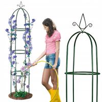 PERGOLA OGRODOWA TARASOWA METALOWA PODPORA DO PNĄCZY RÓŻ KOLUMNOWA 190cm