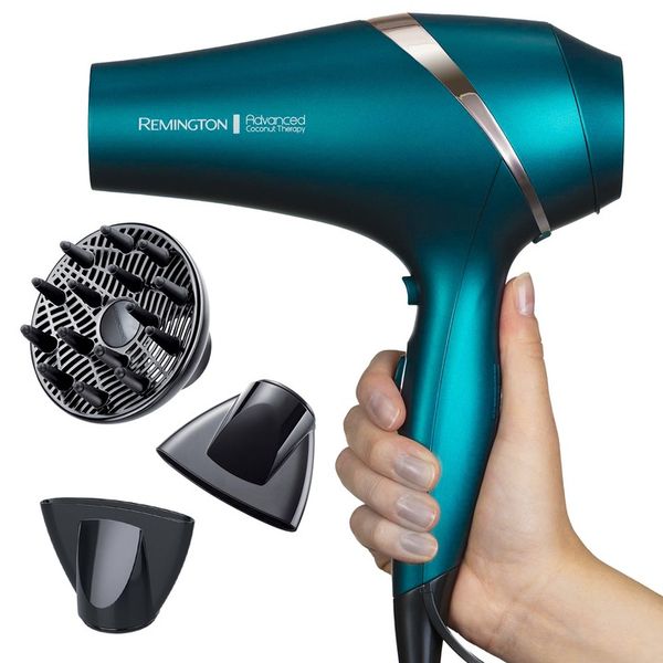 SUSZARKA DO WŁOSÓW REMINGTON Z DYFUZOREM JONIZACJA SENSOR Silnik AC-130km/h zdjęcie 4