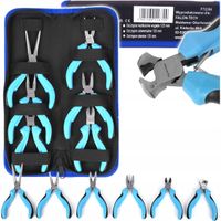 SZCZYPCE PRECYZYJNE 6 SZT CZOŁOWE BOCZNE TNĄCE PROSTE WYGIĘTE PŁASKIE 125MM