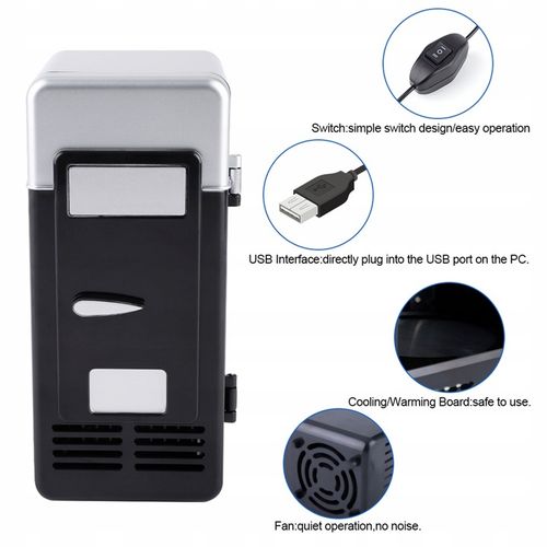 MINI LODÓWKA NAPOJE USB CIEPŁE ZIMNE na Arena.pl
