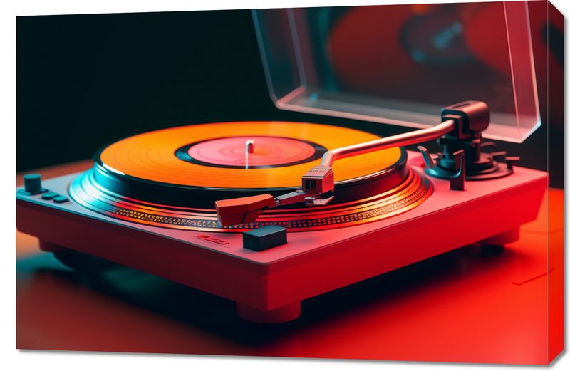 Obraz 90x60cm Retro Granie zdjęcie 1