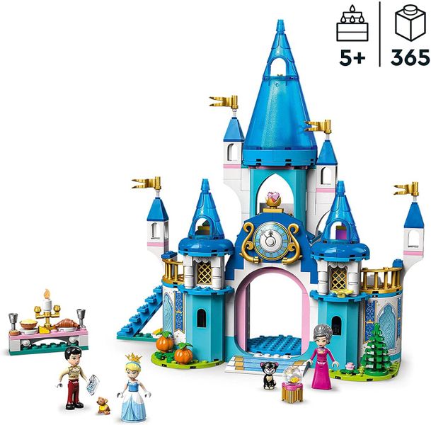 LEGO Disney Księżniczki Zamek Kopciuszka i księcia z bajki 43206 na Arena.pl