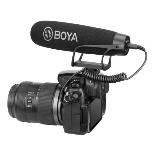 Mikrofon Kierukowy Boya BY-BM2021 - Compact Shotgun Microphone na Arena.pl