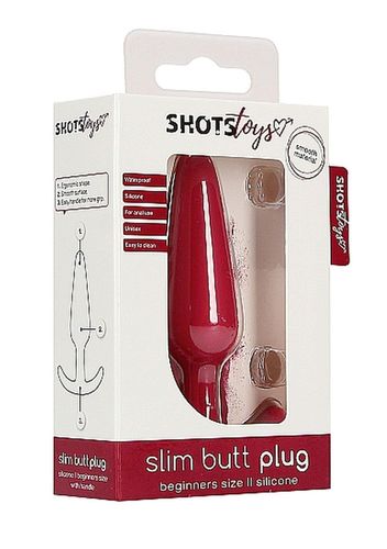 Slim Butt Plug - Red na Arena.pl