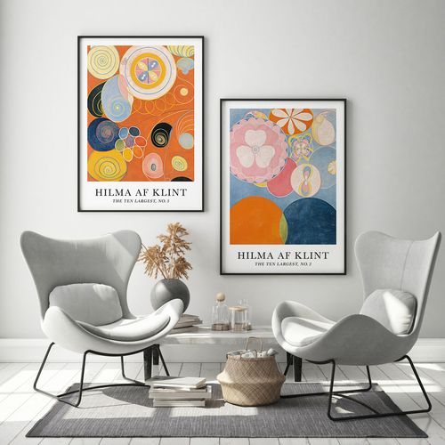 Zestaw dwóch plakatów hilma af klint 70x100 cm na Arena.pl
