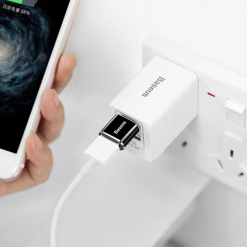 Adapter Baseus Usb Do Usb Type-C 2,4A (Czarny) na Arena.pl