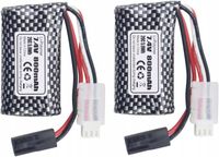 Zestaw 2 baterii 7,4 V 800 mAh Kompatybilne samochody RC 9130, 9135, 9136