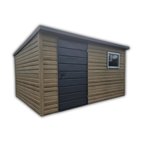 Domek Ogrodowy 4×3 WINCHESTER spad na tył, okno, drzwi