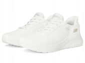 G1526 SKECHERS 117497W SLIP-INS SPORT SQUAD CHAOS BUTY DAMSKIE BIAŁE R.43