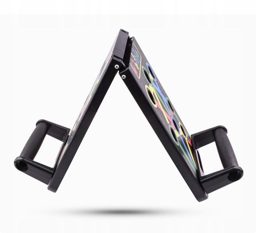 DESKA UCHWYTY DO POMPEK ĆWICZEŃ PLATFORMA PUSH UP BOARD WIELOFUNKCYJNA 14w1 na Arena.pl