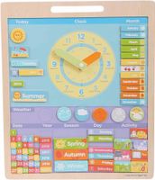 Tablica magnetyczna ustaw zegar pogodę czas nauka Angielskiego