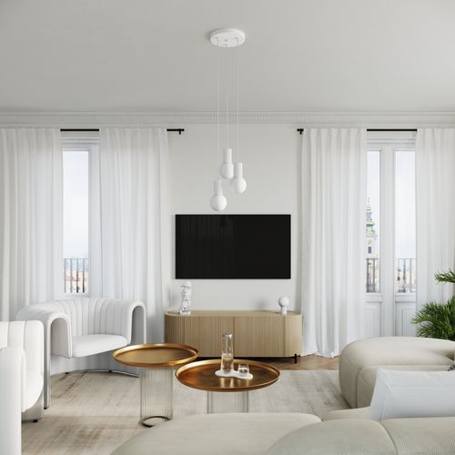 Lampa wisząca HALO 1 biała na Arena.pl