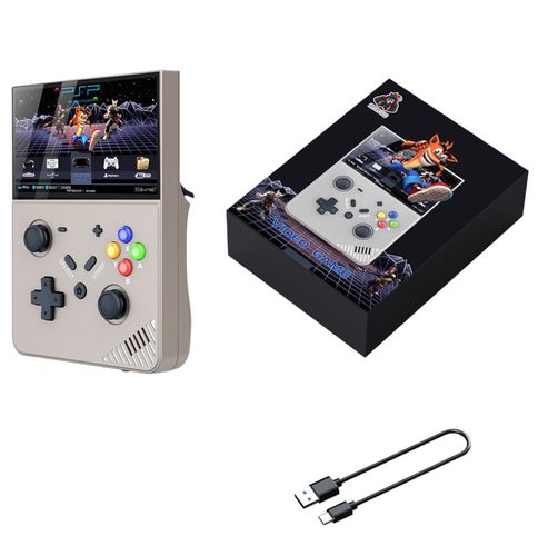 Konsola przenośne R43 Pro Gra elektroniczna 64GB Emulator gier PSP/PS1/MAME/CPS1/CPS2/CPS3/MD/NES/SFC/SNES/MD/GBC/GBA/GB CZARNY na Arena.pl