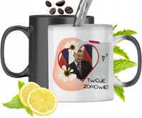 Kubek Magiczny Andrzej Duda Zmieniający Kolor Z Nadrukiem Ze Zdjęciem