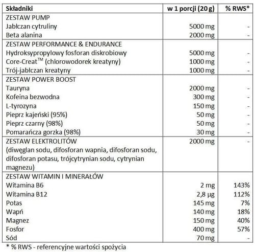 MEX - Nox Pro - 600 g pomarańcz na Arena.pl