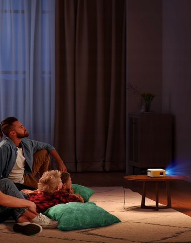 Projektor LCD YOTON Y3 Mini Projektor, Kino Domowe w Twoim Plecaku, czarny na Arena.pl