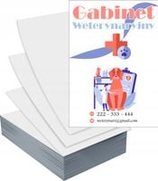 Ulotki A4 5000szt reklamowe firmowe duży wybór wzorów GABINET WETERYNARYJNY