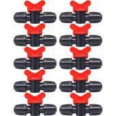 CINEMON Sprzęgło z zaworem regulacyjnym do 13 mm (1/2 cala), 10 sztuk