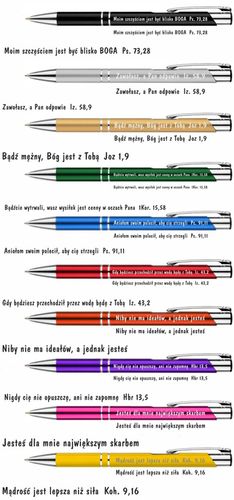 Długopis Niby nie ma ideałów, a jednak jesteś ... pomarańczowy na Arena.pl